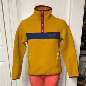 Cotopaxi snap button fleece sweater pullover